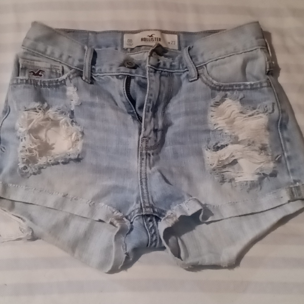 Hollister jean shorts